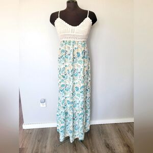 Crochet Maxi Dress Size S